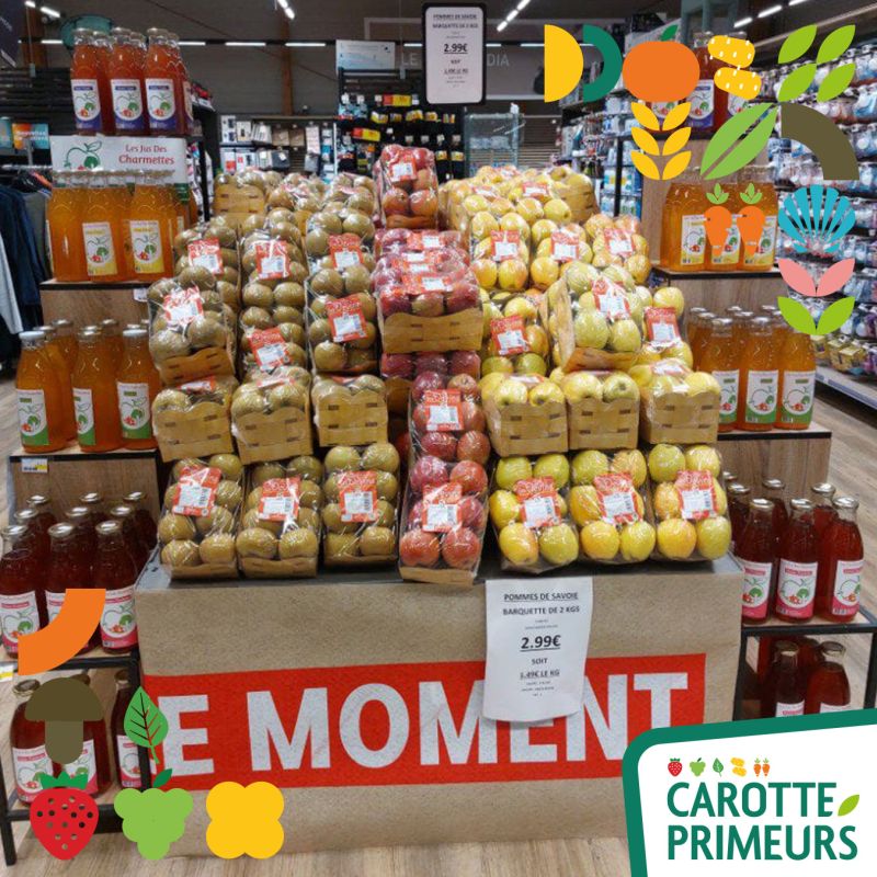 Carotte Primeurs met à l’honneur les produits locaux à Intermarché Belley !