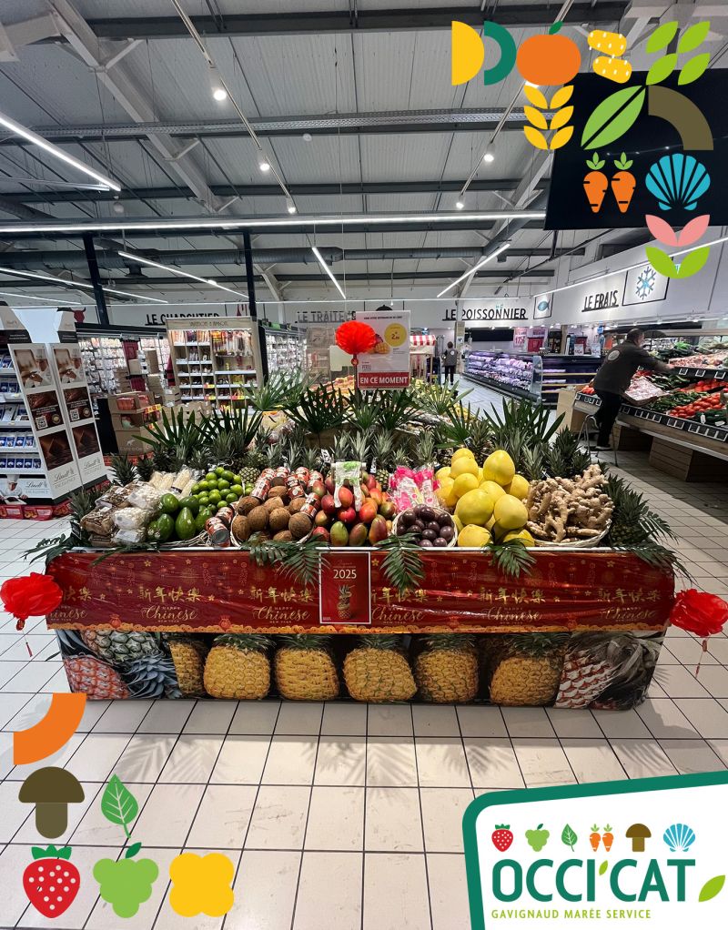 Gavignaud Marée Service poursuit son tour des supermarchés pour le Nouvel An Chinois !